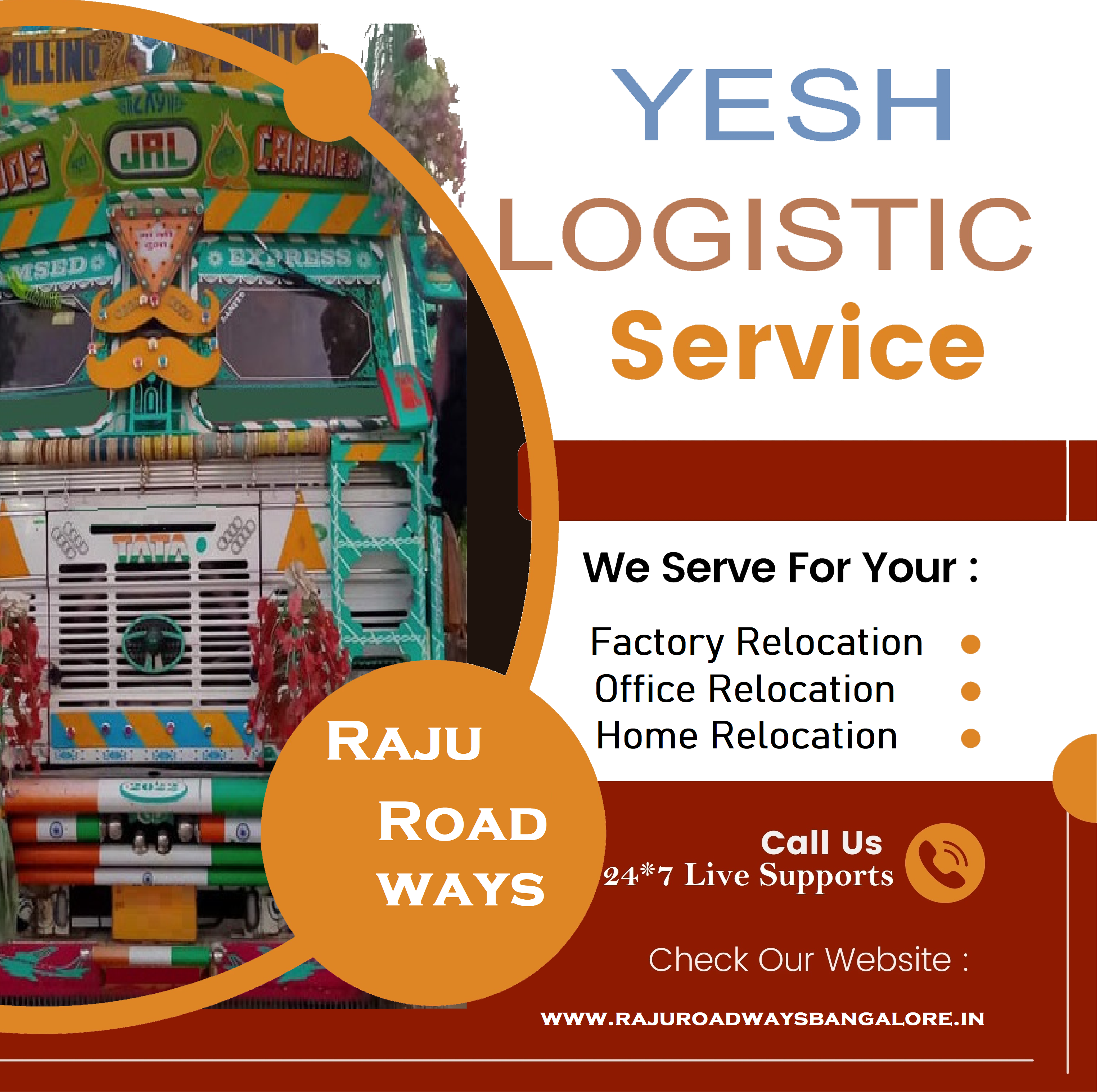Raju Roadways services